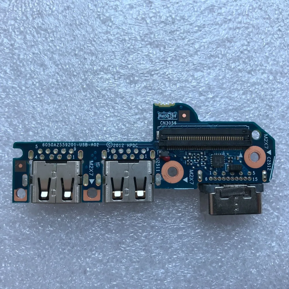 Tested for HP 840 G1 VGA USB DAUGHTER Circuit BOARD w/ Cable 784455-001 730966-001 6050A2559201-USB-A02 6035B0101101-USB-A02
Tested for HP 840 G1 VGA USB DAUGHTER Circuit BOARD w/ Cable 784455-001 730966-001 6050A2559201-USB-A02 6035B0101101-USB-A02