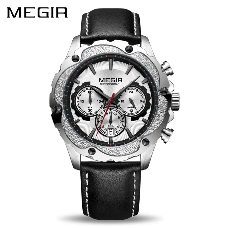 MEGIR Chronograph Sport Watch Men Relogio Masculino Top Brand Luxury Army Military Watches Clock Men Creative Quartz Wrist Watch
MEGIR Chronograph Sport Watch Men Relogio Masculino Top Brand Luxury Army Military Watches Clock Men Creative Quartz Wrist Watch