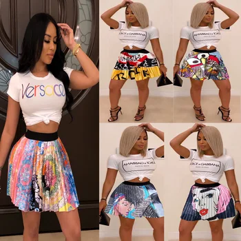 The New Sweet and Beautiful 5-color High Waist Pleated Skirt. Digital Printed Waist Elastic Band S-xxl Size Z022
The New Sweet and Beautiful 5-color High Waist Pleated Skirt. Digital Printed Waist Elastic Band S-xxl Size Z022