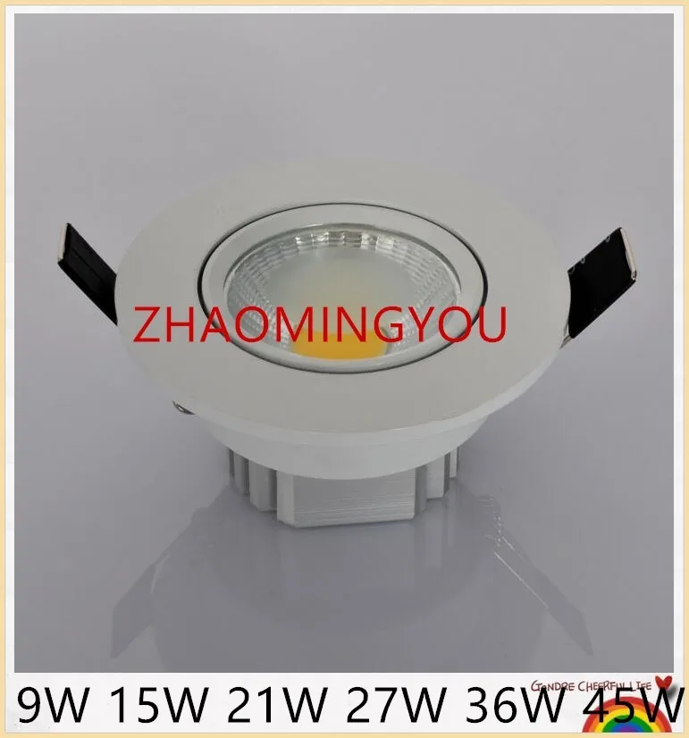 ZHAO 10PCS led ceiling down lights Cree cob downlight dimmable downlights 9W 15W 21W 27W 36W 45W adjustable angle LED spot light
ZHAO 10PCS led ceiling down lights Cree cob downlight dimmable downlights 9W 15W 21W 27W 36W 45W adjustable angle LED spot light