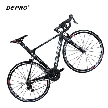 DEPRO Carbon Road Bike 700C 22 Speed Bicycle Aluminum Ultralight Carbon Fiber Fork Cycling Racing Professional V Brake Road Bike
DEPRO Carbon Road Bike 700C 22 Speed Bicycle Aluminum Ultralight Carbon Fiber Fork Cycling Racing Professional V Brake Road Bike