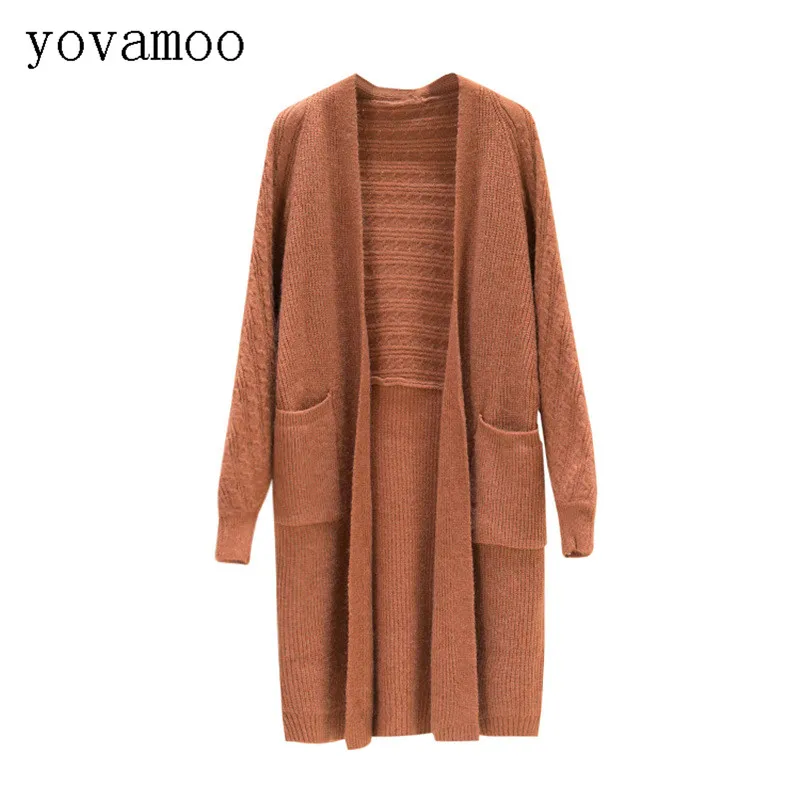 Yovamoo Sweters Для женщин Invierno 2018 осень мода потерять платок толстый с длинными