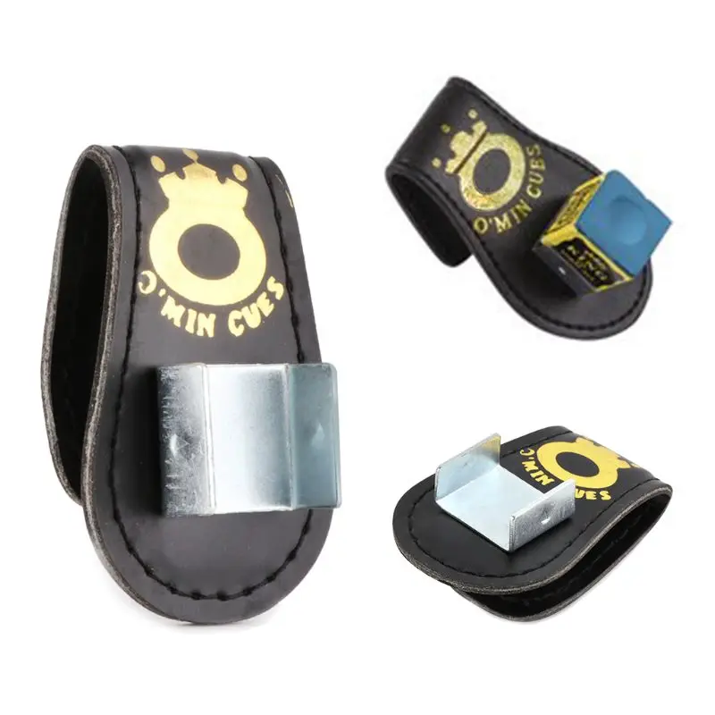 Pool Billiards Snooker Accessories Leather Magnetic Belt Clip Chalk Holder Accessory
Pool Billiards Snooker Accessories Leather Magnetic Belt Clip Chalk Holder Accessory