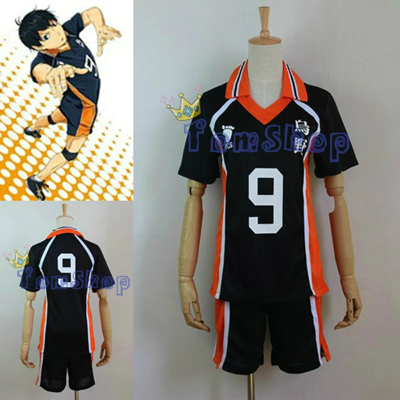 New Anime Haikyuu!! Karasuno High School #9 Kageyama Tobio Volleyball Jersey Cosplay Costume Sports Wear Uniform Size M L XL XXL
New Anime Haikyuu!! Karasuno High School #9 Kageyama Tobio Volleyball Jersey Cosplay Costume Sports Wear Uniform Size M L XL XXL