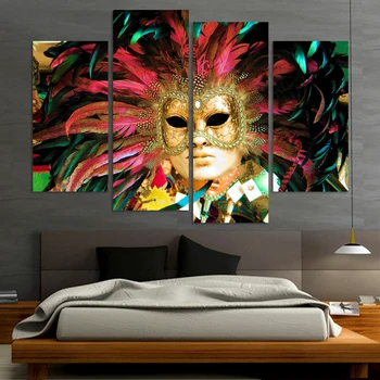 4panel/set Color Mask Face Poste of dancer Home Decor abstract canvas painting for living room giveaways wall sticker wholesale
4panel/set Color Mask Face Poste of dancer Home Decor abstract canvas painting for living room giveaways wall sticker wholesale