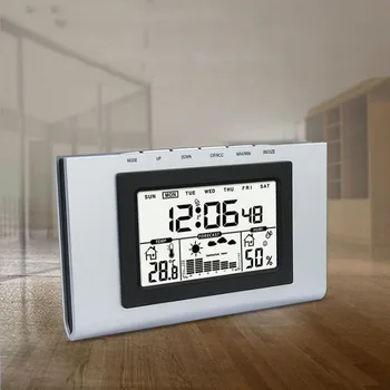 Home LCD Digital Temperature Hygrometer Luminous Electronic Thermometer Hygrometer Indoor Outdoor Weather Station Clock
Home LCD Digital Temperature Hygrometer Luminous Electronic Thermometer Hygrometer Indoor Outdoor Weather Station Clock