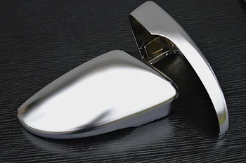 Matte Chrome Rear View Mirror Cover ABS Side Wing Mirror Case Housing for VW Passat B7 CC 
Matte Chrome Rear View Mirror Cover ABS Side Wing Mirror Case Housing for VW Passat B7 CC