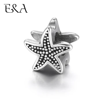 Stainless Steel European Beads Starfish 5mm Hole Blacken Metal Animal Charms for Bracelet DIY Accessory Jewelry Making Supplies
Stainless Steel European Beads Starfish 5mm Hole Blacken Metal Animal Charms for Bracelet DIY Accessory Jewelry Making Supplies