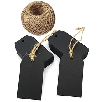 Black Gift Tags,100 Pcs Kraft Paper Gift Tags with String,Craft Hang Tags with 100 Feet Natural Jute Twine
Black Gift Tags,100 Pcs Kraft Paper Gift Tags with String,Craft Hang Tags with 100 Feet Natural Jute Twine