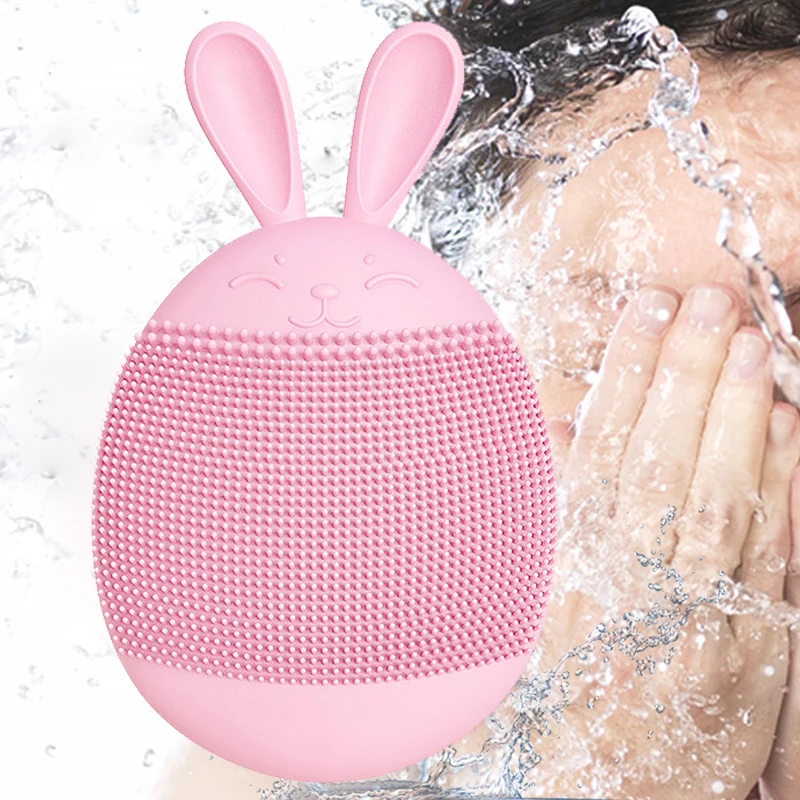 Cartoon Electric Face Cleansing Brush Device Silicone Power Facial Cleaner Skin Care Black head Remover Beauty Massager Brush
Cartoon Electric Face Cleansing Brush Device Silicone Power Facial Cleaner Skin Care Black head Remover Beauty Massager Brush