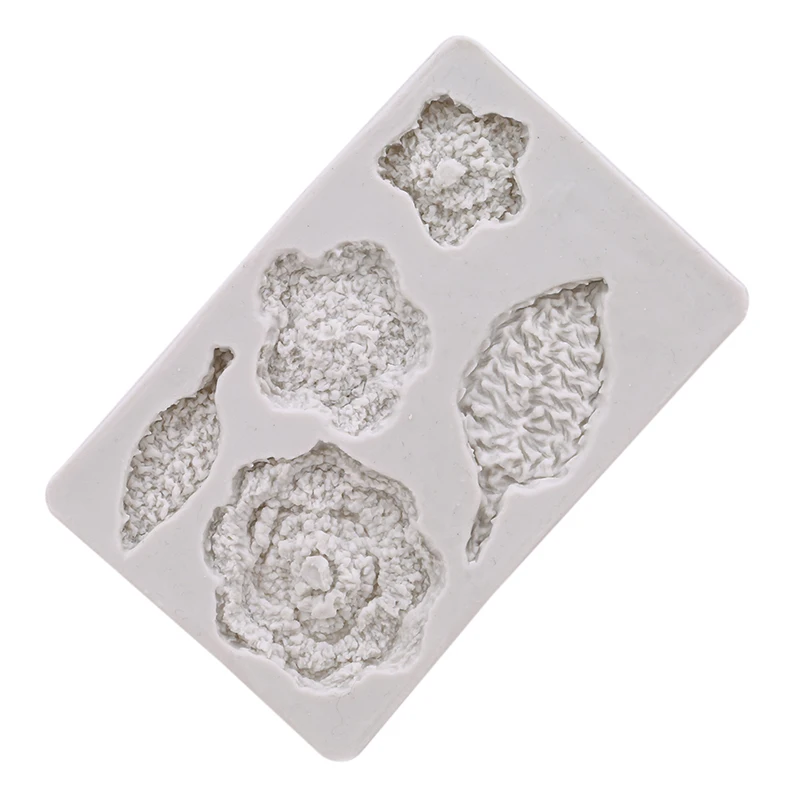 3D Silicone Mold Flower Leaf Feather DIY Wedding Cake Border Decorating Fondant Molds Candy Chocolate Gumpaste Clay Moulds | Дом и сад