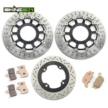 BIKINGBOY Front Rear Brake Disks Discs Rotors Pads for Honda CB900F HORNET 919 02 03 04 05 06 CB 900 F Motorcycle Replacement
BIKINGBOY Front Rear Brake Disks Discs Rotors Pads for Honda CB900F HORNET 919 02 03 04 05 06 CB 900 F Motorcycle Replacement