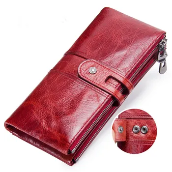 Womens Wallets and Purses Leather Long Section Suede Leather Women's Clutches Italian Red
Womens Wallets and Purses Leather Long Section Suede Leather Women's Clutches Italian Red