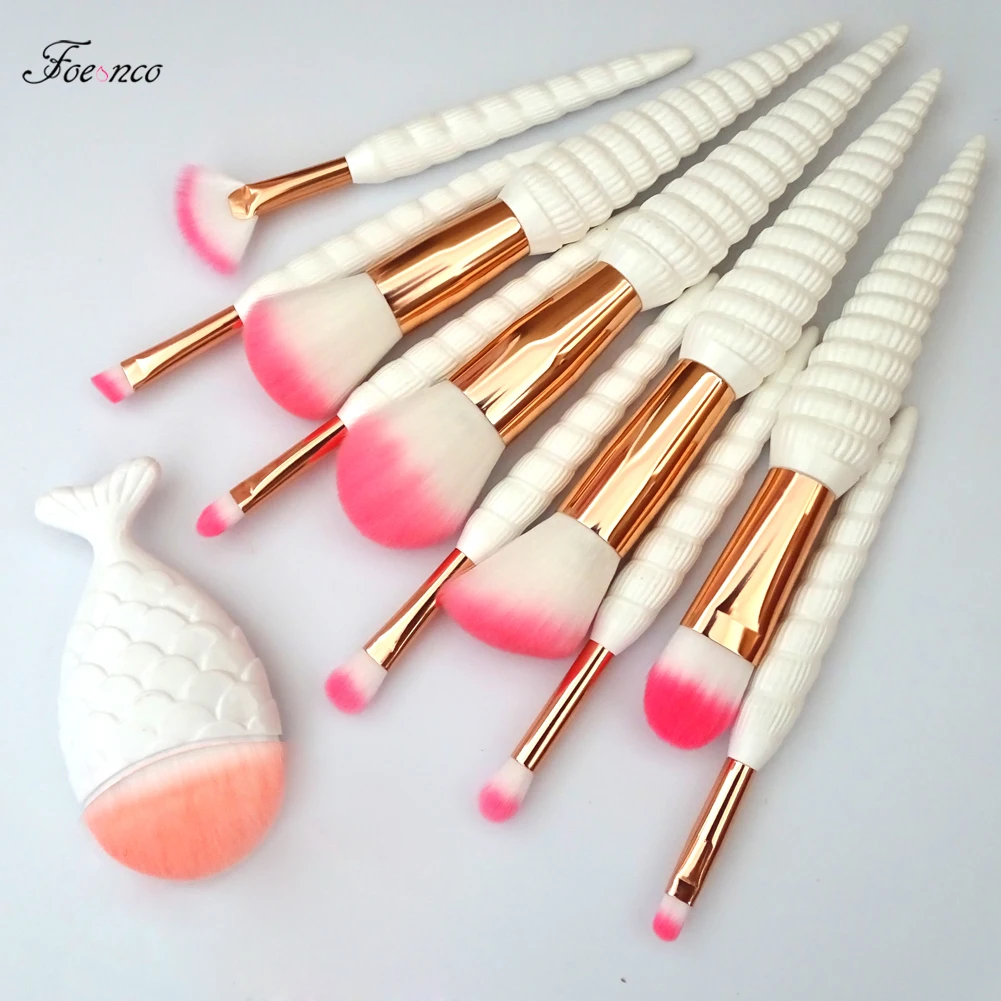 11Pcs Unicorn Conch Shell Makeup Brushes Set Mermaid Foundation Powder Cosmetics Eyeshadow Face Kabuki Make Up Brush Tools Kit
11Pcs Unicorn Conch Shell Makeup Brushes Set Mermaid Foundation Powder Cosmetics Eyeshadow Face Kabuki Make Up Brush Tools Kit
