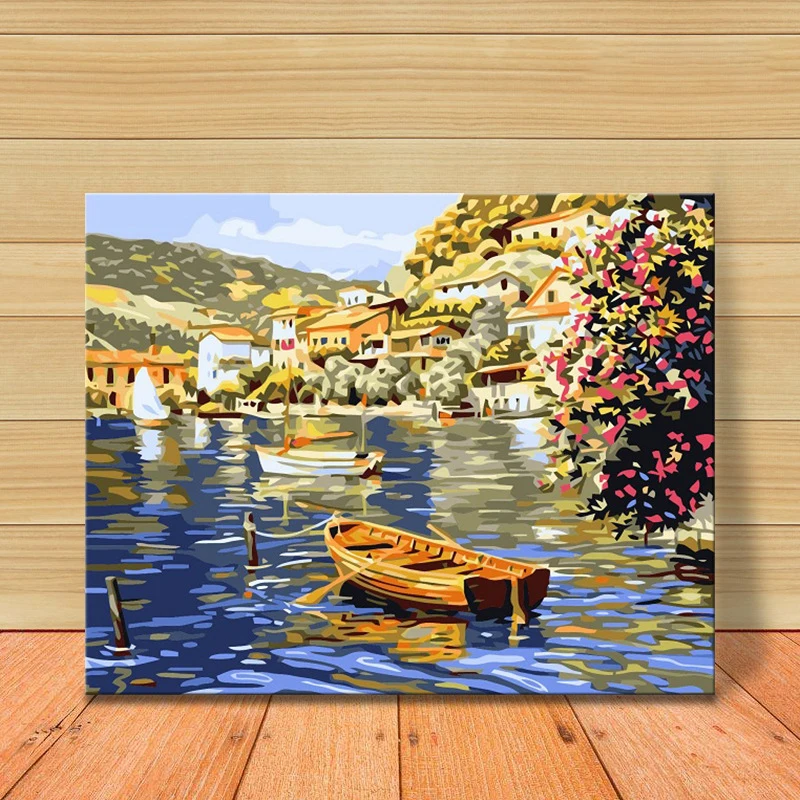 MOLEK Venice Small Town Landscape DIY Oil Painting by Numbers Coloring Painting Wall Poster Wall Pictures for Modern Home Decor
MOLEK Venice Small Town Landscape DIY Oil Painting by Numbers Coloring Painting Wall Poster Wall Pictures for Modern Home Decor