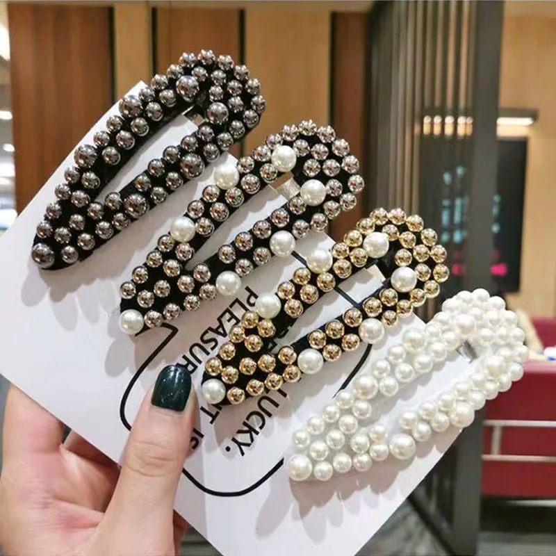 Simulated Pearl Hair Pin Barrette for Women Korean Jewelry Girl Headdress Gold Silver Clip Hairpins Hair Accessories Hairgrip
Simulated Pearl Hair Pin Barrette for Women Korean Jewelry Girl Headdress Gold Silver Clip Hairpins Hair Accessories Hairgrip