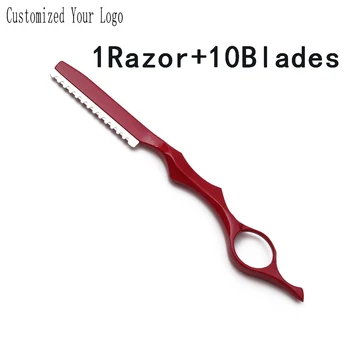 1Set add 10 Blade Engraving Logo Professional Sharp Barber Razor Hair Razor Cut Hair Cutting Thinning Knife Aluminum Alloy C6100
1Set add 10 Blade Engraving Logo Professional Sharp Barber Razor Hair Razor Cut Hair Cutting Thinning Knife Aluminum Alloy C6100