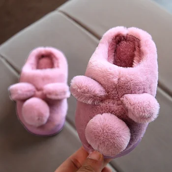 Children'S Winter Cotton Slippers With Bow Kids Baby Plush Indoor Shoes Warm Home Slippers Baby Soft Bottom Velvet Shoes
Children'S Winter Cotton Slippers With Bow Kids Baby Plush Indoor Shoes Warm Home Slippers Baby Soft Bottom Velvet Shoes