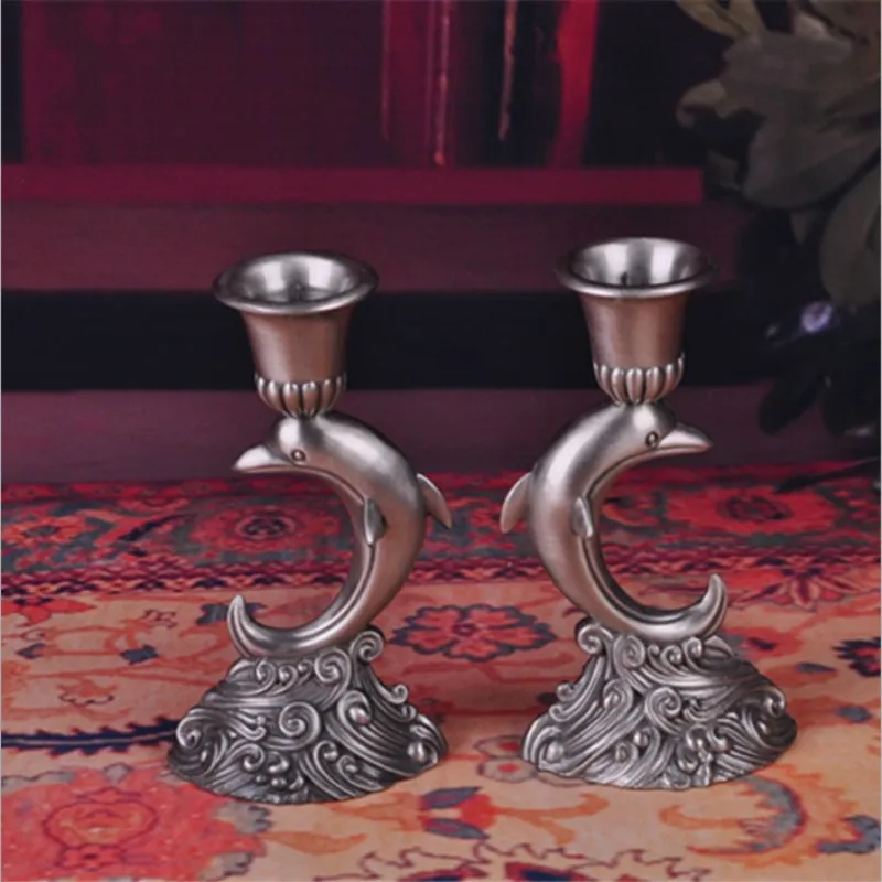 2Pcs/set New Upscale European Dolphin Candlesticks Zinc Alloy Craft Animal Small Candlesticks Home Bar Accessories
2Pcs/set New Upscale European Dolphin Candlesticks Zinc Alloy Craft Animal Small Candlesticks Home Bar Accessories