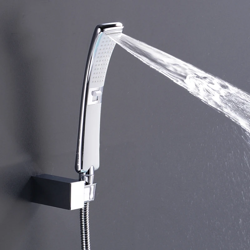 Waterfall 2 Function Hand Held Shower Head High Pressure Rain Shower Sprayer Set Water Saving New Design TH909
Waterfall 2 Function Hand Held Shower Head High Pressure Rain Shower Sprayer Set Water Saving New Design TH909