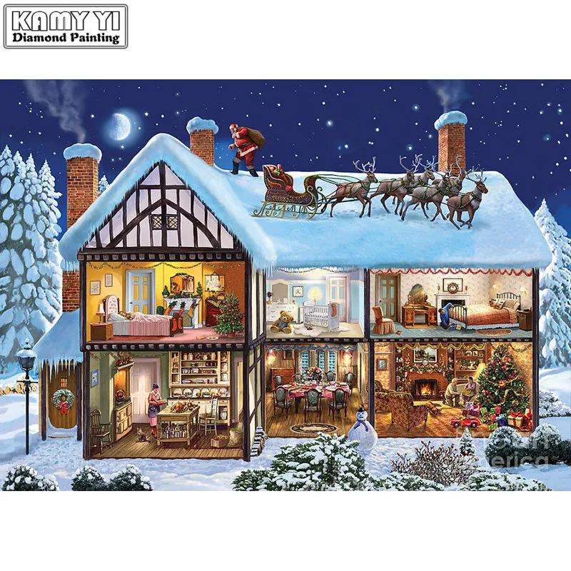 Snow villa Full Diamond embroidery landscape Diy Diamond painting house 3d Diamond mosaic round icon Paste Christmas gif
Snow villa Full Diamond embroidery landscape Diy Diamond painting house 3d Diamond mosaic round icon Paste Christmas gif