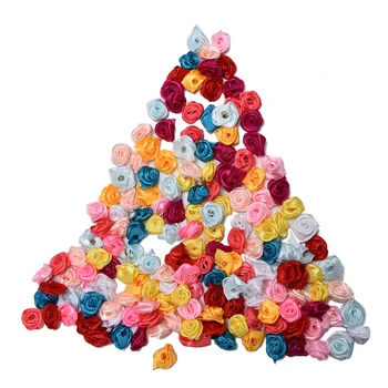 Mixed colors mini handmade satin rose headwedding scrapbooking decoration small rose flower sewing supplier accessories 100pcs
Mixed colors mini handmade satin rose headwedding scrapbooking decoration small rose flower sewing supplier accessories 100pcs