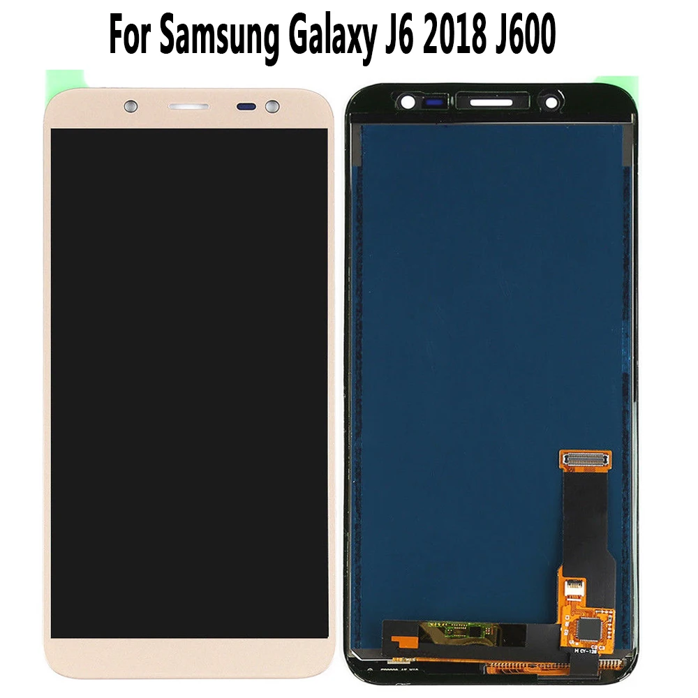 Оригинальный Super AMOLED для SAMSUNG Galaxy J6 2018 J600 J600F J600Y жк-дисплей с сенсорным экраном и