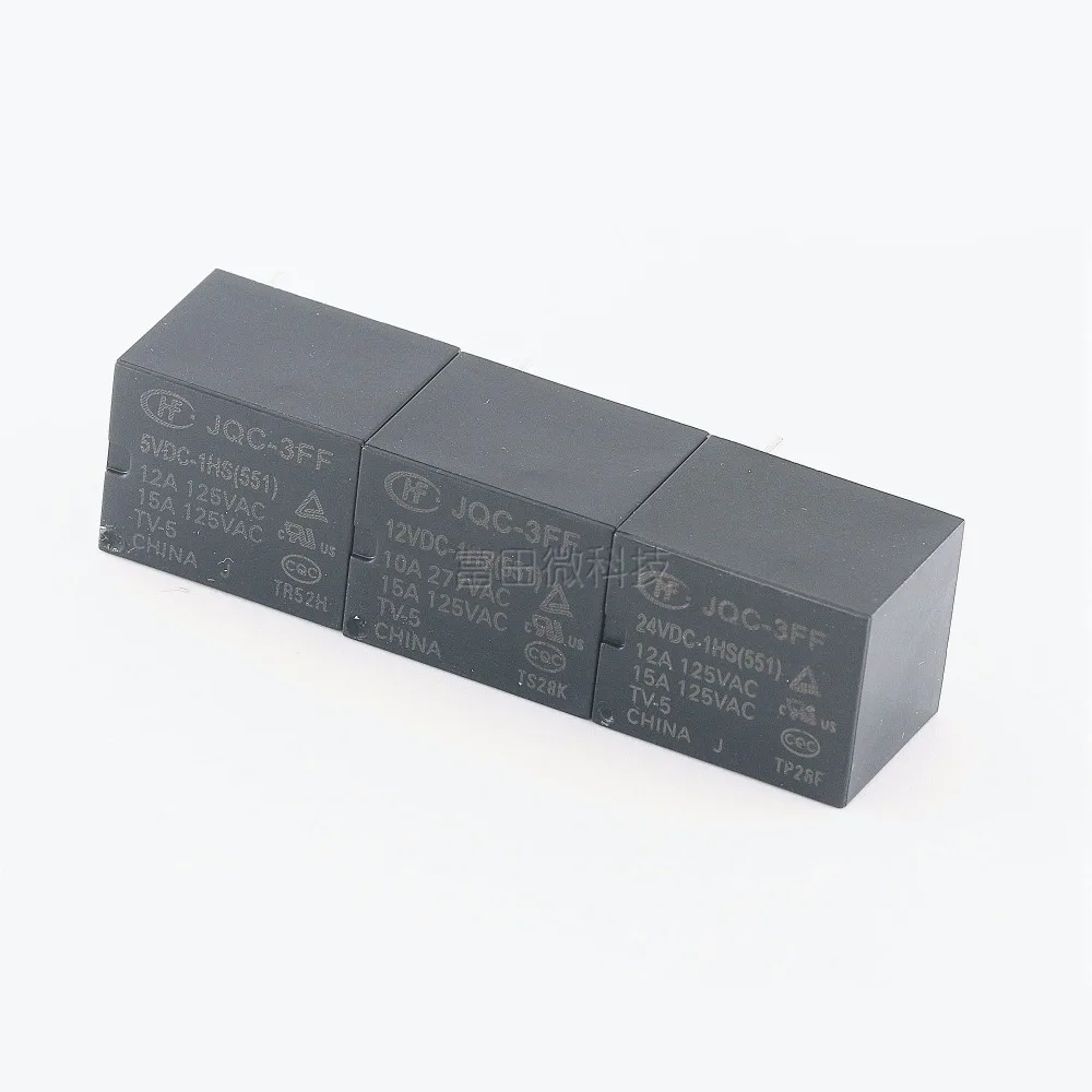 5 шт./лот реле JQC-3FF-5VDC 9VDC 12VDC-24VDC-1HS 551 4PIN | Обустройство дома