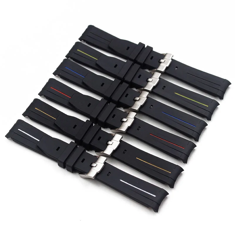 Men's black silicone strap buckle accessories 20mm21mm for Rolex water ghost GMT ladies rubber sports waterproof strap
Men's black silicone strap buckle accessories 20mm21mm for Rolex water ghost GMT ladies rubber sports waterproof strap
