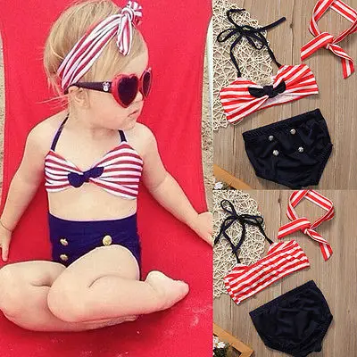 3PCS Kids Baby Girl Navy Style Bikini Set Striped Button Swimsuit Swimwear Swimming Suit Beachwear Biquini Bikini 2017
3PCS Kids Baby Girl Navy Style Bikini Set Striped Button Swimsuit Swimwear Swimming Suit Beachwear Biquini Bikini 2017