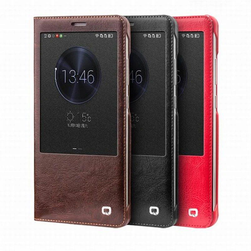 QIALINO Real Genuine Leather for Huawei Ascend Mate 7 Case Smart Window View for Huawei Mate 7 Flip Cover Wake up&Sleep
QIALINO Real Genuine Leather for Huawei Ascend Mate 7 Case Smart Window View for Huawei Mate 7 Flip Cover Wake up&Sleep