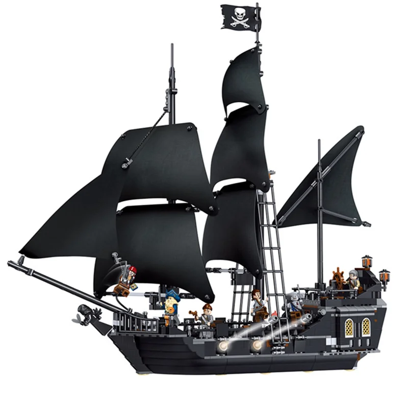 Enlighten Blocks 804+pcs Pirates Ship Black Pearl Model Compatible LegoINGly Building Blocks Educational Building Toys Kids Gift
Enlighten Blocks 804+pcs Pirates Ship Black Pearl Model Compatible LegoINGly Building Blocks Educational Building Toys Kids Gift
