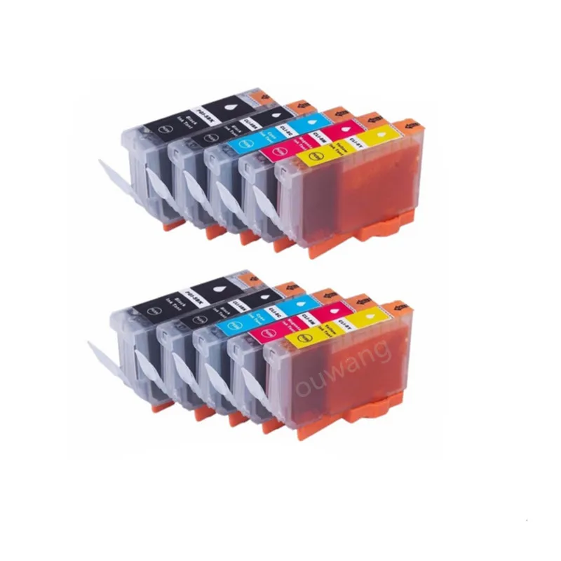 10x чернилами картриджи PGI 5BK CLI 8BK 8C 8M 8Y для Canon Pixma iP4500 iP4200 iP5100 iP5200 iP7500 iP7600 принтер|ink