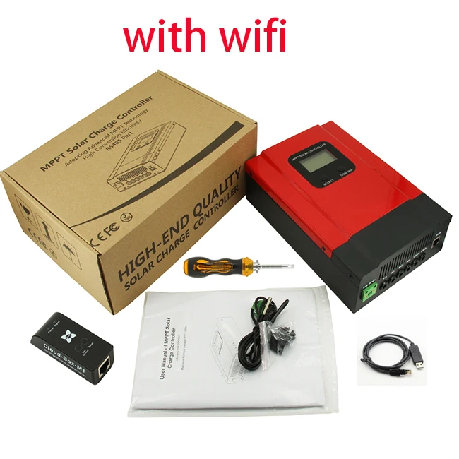 20A-60A MPPT Solar Charge with wifi module Controllers PV charger Regulator DC12V/24V/36V/48V Automatic Recognition
20A-60A MPPT Solar Charge with wifi module Controllers PV charger Regulator DC12V/24V/36V/48V Automatic Recognition