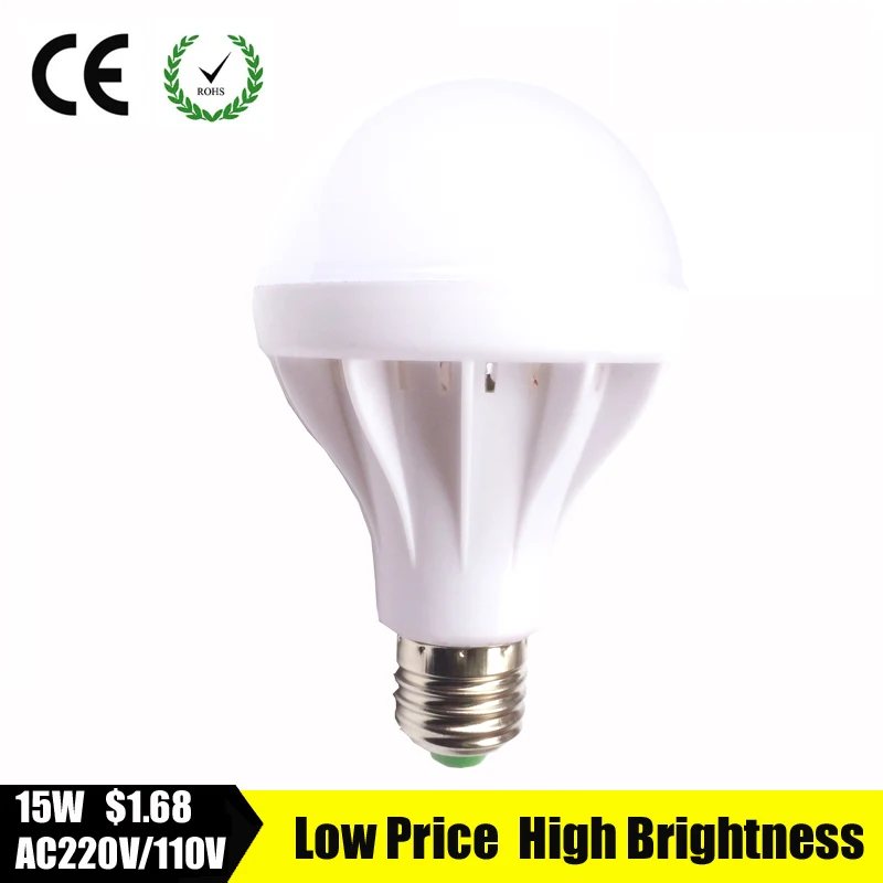 2016 NEW led lamp SMD 5730 3W 5W 7W 9W 12W 15W LED bulb 110V 220V 230V 240V LED E27 Cold white warm white LED lights
2016 NEW led lamp SMD 5730 3W 5W 7W 9W 12W 15W LED bulb 110V 220V 230V 240V LED E27 Cold white warm white LED lights