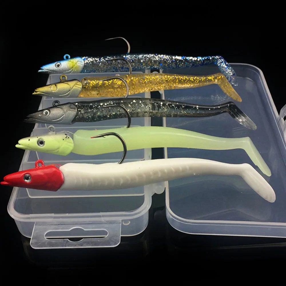 5pcs 11cm Sinking Lead Head Lure Soft Bait Vivid Simulation Fishing Lure Tackle Fish Hook Artificial Bait Fishing Supply Hot
5pcs 11cm Sinking Lead Head Lure Soft Bait Vivid Simulation Fishing Lure Tackle Fish Hook Artificial Bait Fishing Supply Hot
