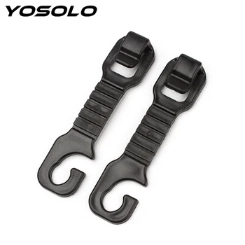 YOSOLO 1 Pair Flexible Auto Car Hanger Headrest Automotive Car Back Seat Hooks Car Styling Car Accessories For Bag Purse Cloth 
YOSOLO 1 Pair Flexible Auto Car Hanger Headrest Automotive Car Back Seat Hooks Car Styling Car Accessories For Bag Purse Cloth