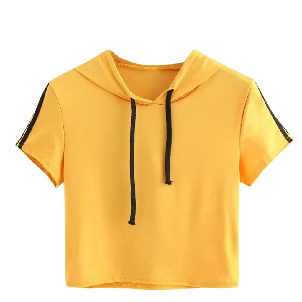 FREE OSTRICH Women T-Shirt Ladies Casual Solid Color Hooded Short Sports Tops Loose Fresh Fresh New Breathable Women T-Shirt
FREE OSTRICH Women T-Shirt Ladies Casual Solid Color Hooded Short Sports Tops Loose Fresh Fresh New Breathable Women T-Shirt