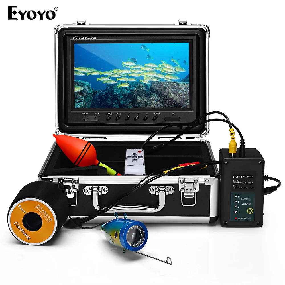 Eyoyo EF09PRO 30M Underwater Video Camera for fishing 12PCS White LED+12PCS Infrared LED Night Vision Kamera DVR OPTIONAL
Eyoyo EF09PRO 30M Underwater Video Camera for fishing 12PCS White LED+12PCS Infrared LED Night Vision Kamera DVR OPTIONAL