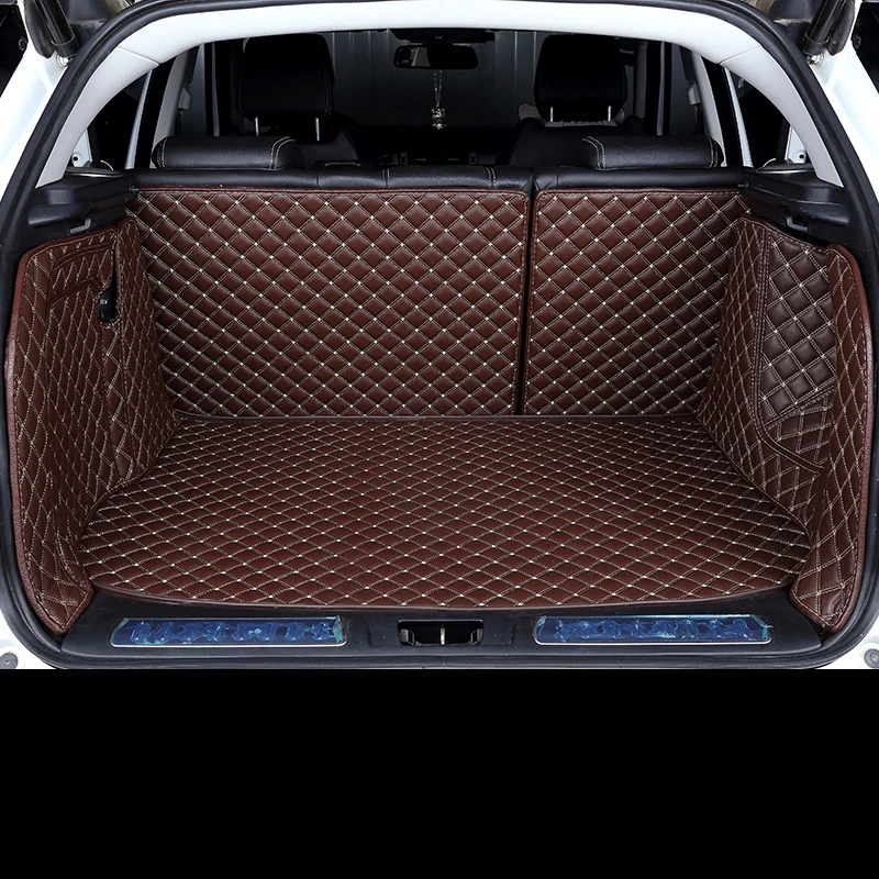 Волоконный кожаный коврик для багажника автомобиля Range Rover Evoque 2011 2012 2013 2014 2015 2016 2017