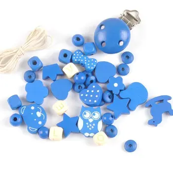 1 Set DIY Pacifier Chain Clip Making Accessories Simple Fashion Baby Color Wooden Beads Jewelry Anti-fall Clips Chain
1 Set DIY Pacifier Chain Clip Making Accessories Simple Fashion Baby Color Wooden Beads Jewelry Anti-fall Clips Chain