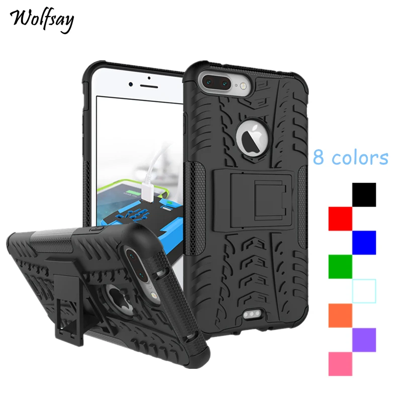 Wolfsay Case For On iphone 7 Plus Case Fashion Thick Silicone Unbreakable Hybrid Armor Phone Case Cover For iphone 8 7 Plus Capa
Wolfsay Case For On iphone 7 Plus Case Fashion Thick Silicone Unbreakable Hybrid Armor Phone Case Cover For iphone 8 7 Plus Capa