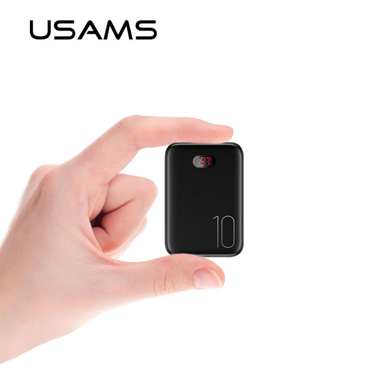 USAMS 10000 mAh Power Bank for iPhone Mini Pover Bank 10000mAh LED Display Powerbank External Battery Poverbank Fast charging
USAMS 10000 mAh Power Bank for iPhone Mini Pover Bank 10000mAh LED Display Powerbank External Battery Poverbank Fast charging