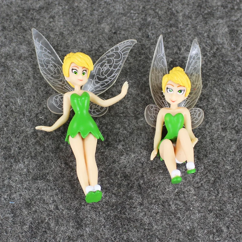 4pcs Princesa Tinkerbell Fada Figura Conjunto Brinquedos para Childrens