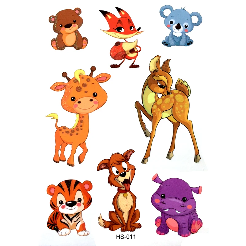 3PCS Cute Deer and Bear Waterproof Temporary Tattoo sticker Flash Tattoo Kids tattoo body art temporary henna tattoos tatoo
3PCS Cute Deer and Bear Waterproof Temporary Tattoo sticker Flash Tattoo Kids tattoo body art temporary henna tattoos tatoo