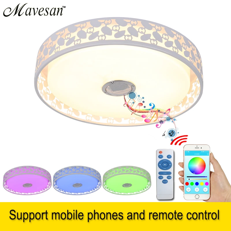 Music Ceiling Lamp Modern LED Ceiling Lustres With Bluetooth Control Color Changing Ceiling Chandeliers Lighting Fixture
Music Ceiling Lamp Modern LED Ceiling Lustres With Bluetooth Control Color Changing Ceiling Chandeliers Lighting Fixture