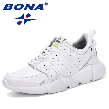 BONA 2019 Breathable Genuine Leather Women Casual Shoes Vulcanize Female Fashion Sneakers Lace Up Soft High Leisure Footwears
BONA 2019 Breathable Genuine Leather Women Casual Shoes Vulcanize Female Fashion Sneakers Lace Up Soft High Leisure Footwears