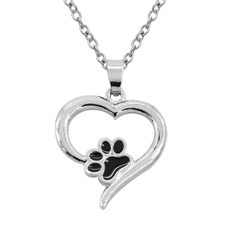 Pet Dog Claws Heart Choker Necklace Women Hollow Love Enamel Paw Footprint Statement Necklace Collares Dropshipping
Pet Dog Claws Heart Choker Necklace Women Hollow Love Enamel Paw Footprint Statement Necklace Collares Dropshipping