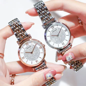 Women's Luxury Starry Wrist Watch Top Brand Designer Dress Clock for Women Ladies Rose Gold Watch reloj mujer zegarki damskie
Women's Luxury Starry Wrist Watch Top Brand Designer Dress Clock for Women Ladies Rose Gold Watch reloj mujer zegarki damskie