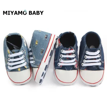 Baby Shoes Girls Boys Jeans First Walker Cotton Fabric Infant Shoes For Child Soft Sole 0-1years
Baby Shoes Girls Boys Jeans First Walker Cotton Fabric Infant Shoes For Child Soft Sole 0-1years